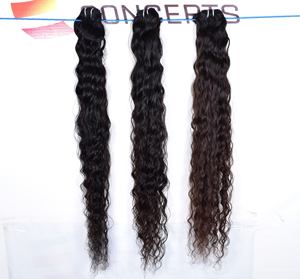 100% Remy vierge cheveux indiens tissage naturel 100% brésilien cuticule aligné faisceaux bouclés non traités Temple cheveux indiens - Product Image 2