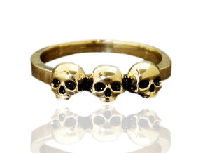 Vente chaude Gothique Fang Crâne Anneau Croix Méduse En Laiton Anneau De Mode Bijoux Anneau Hommes En Gros Accessoires - Product Image 6