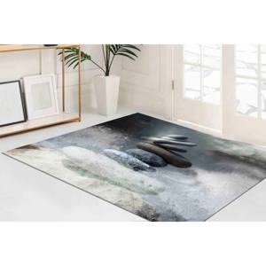 Tapis Rock Balance : Décoration inspirante pour la méditation, Tapis imprimé, Tapis doux non tissé - Product Image 4