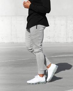 Men's Sweatpants Tapered Jogger Pants With Panels Slim Fit Custom Workout Running Middleweight Sweatpants With Zipper Pockets - Product Image 5