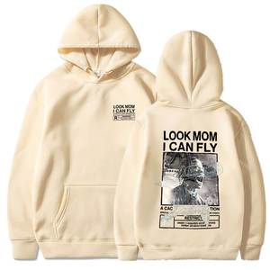 Sudaderas con capucha personalizadas para hombre, 400 GSM, 100% algodón, talla grande, suéter polar con tu logo - Product Image 5