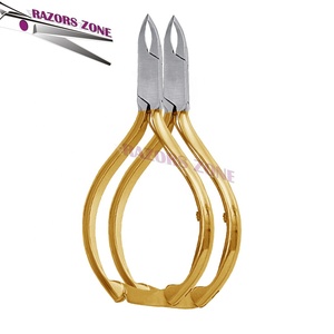 Pinza profesional para cutículas de acero inoxidable, herramienta para uñas de Color dorado, hoja curva para adultos, bebés, cuidado Personal, venta al por mayor, dedos - Product Image 4