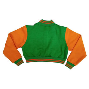 Movatextiles เสื้อแจ็กเก็ตแขนหนังสีดำปักลายสำหรับคู่รักนักศึกษาเบสบอลแจ็คเก็ตเลตเทอร์แมน - Product Image 5