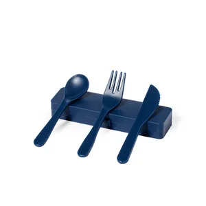 Set di Posate Sostenibili in Materiale Riciclato Florax per Campeggio all'Aperto e Utensili Ecologici - Product Image 3