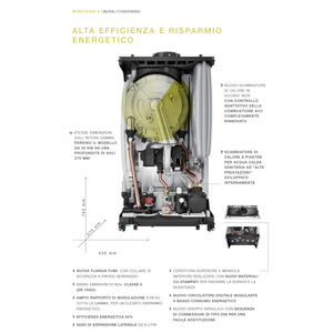 Caldaia a Condensazione Beretta Mynute Evo X 25 C 20205312 per Sistemi HVAC Domestici, Disponibile a Metano o GPL - Product Image 4