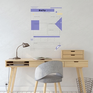 Planificador Diario Adhesivo Estático 2026, Pizarra Blanca Reutilizable sin Adhesivo, Planificador de Pared Modelo 9 - Product Image 2