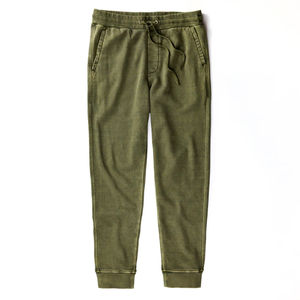 กางเกงขายาวผู้ชายทรงสเวตแพนท์สไตล์วินเทจฟอกสีแบบแอซิดวอชทรงขาบาน - Product Image 1