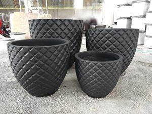 [Leo Nguyen Le] - Wholesaling Fiberstone Terrazzo <b>Plant</b> Pot Outdoor Granite Planters - Fiberglass Pots <b>Trough</b> Planter Home - Product Image 5