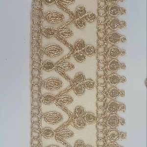 La última tela de encaje de lujo para vestidos, prendas y bolsos, bordado, diseño personalizado disponible, estilo tradicional, MOQ 100 metros - Product Image 1