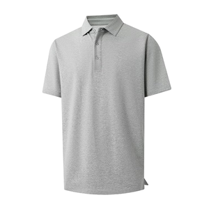 <b>Men</b> Golf Polo <b>Shirt</b> Premium Fabric Short Sleeve Comfortable <b>Stretch</b> Moisture Control Sports Polo with Custom Logo Wholesale - Product Image 2