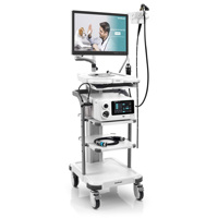 Solutions d'endoscopie vétérinaire SonoScape : Système vidéo V-2000, Endoscope flexible, Têtes de caméra, Endoscope rigide, Chariot, Moniteur