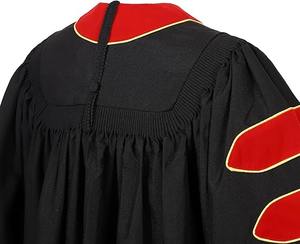 ชุดครุยรับปริญญาเอกแบบยูนิเซ็กซ์ พร้อมหมวกครุย 8 แฉก สำหรับเครื่องราชอิสริยาภรณ์ทางวิชาการ - Product Image 3