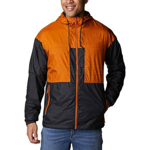 Veste coupe-vent légère de haute qualité pour hommes Design personnalisé Tissu en cuir respirant Décontracté à capuche Hiver High Street - Product Image 1