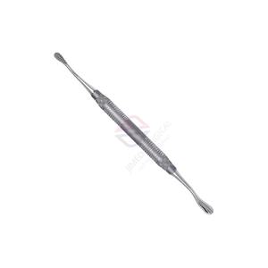 ตะไบกระดูกสแตนเลสแบบแมนนวลคุณภาพพรีเมียม ปลายสองด้านแบบหยัก ใช้ซ้ำได้ คุณภาพสูง สำหรับงานผ่าตัดทางทันตกรรม - Product Image 2
