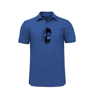 2024 vente chaude hommes 100% Polyester Slim Fit à manches courtes FR polos t-shirts classiques pour hommes vente en vrac - Product Image 3