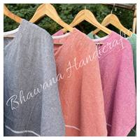 Tunique de robe de serviette turque imprimée numérique Kaftan de plage mi-longue avec taille lavable et naturelle de style plage