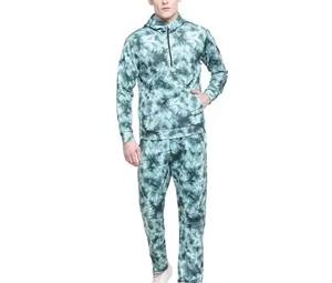 Logo Brodé Personnalisé Hommes Survêtement Hommes Ensemble Manteau À Capuche Pantalon Sweat À Capuche Surdimensionné Joggers Costumes - Product Image 1