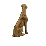 Escultura de perro de latón feroz de 7 pulgadas de alto, 1,2 kg, artesanías de Metal duraderas para decoración del hogar, pulido con técnica Premium - Product Image 2