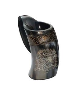ANTIGUO personalizado hecho a mano Natural vikingo tallado bebiendo cuerno cerveza y taza de café para restaurantes de hotel en casa de - Product Image 6