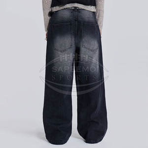 Men's Winter Wide Leg Solid Baggy <b>Jeans</b> Pants Relaxed Fit Stylish 100% Cotton Corduroy Fabric Perfect for <b>Work</b> - Product Image 4