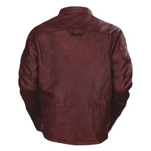2025 automne hiver mode veste hommes veste en cuir couleur unie et fermeture éclair décontracté peau de mouton veste en cuir pour hommes - Product Image 6
