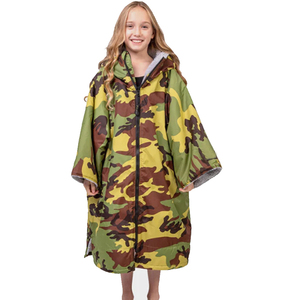 Custom Kids Waterproof Dry Surf Beach <b>Swimming</b> <b>Robe</b> Poncho for Children School Swim Club Kids Surfing Poncho Coat - Product Image 4