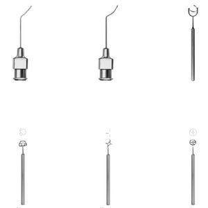 เครื่องมือผ่าตัดตาคุณภาพสูงทำจากสแตนเลส แคนนูลาแบบตรง ราคาสมเหตุสมผล เครื่องมาร์คเกอร์เลเซอร์สำหรับเลเซอร์ตัดเยื่อกระจกตา - Product Image 1