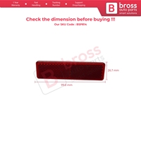 Refletor de Para-choque Traseiro Esquerdo ou Direito BSP814 7700353184 para Master 2 Trafic Movano A