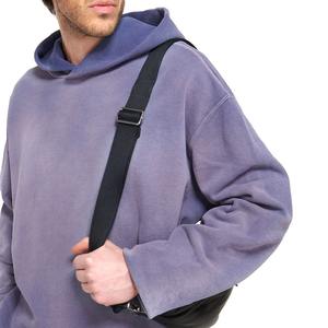 Sudadera con capucha de lana de algodón pesado Logo en relieve Bolsillo Diseño bordado de invierno Logotipo personalizado Lavado ácido sudaderas con capucha para hombres - Product Image 2