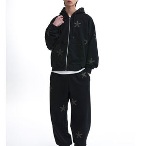 Trajes Deportivos de Invierno con Capucha para Hombre, Talla Grande, Casuales, con Pedrería, Fabricados en Pakistán, Alta Calidad, 100% Algodón - Product Image 1