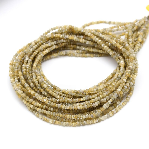 Perles de diamant brut jaune naturel non taillées pour la fabrication de bijoux - Product Image 1