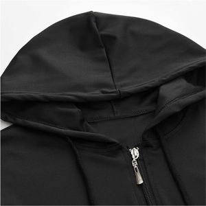 Survêtement pour femmes avec logo personnalisé 100% coton Survêtement Épaule tombante Respirant Recadrée Lavé à l'acide Unisexe pour la saison d'hiver - Product Image 5