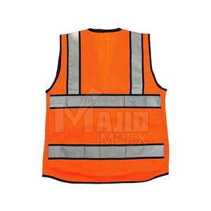 เสื้อกั๊กนิรภัยแบบปรับได้ น้ำหนักเบา ผ้าตาข่ายสะท้อนแสง มองเห็นได้ชัดเจน เหมาะสำหรับงานควบคุมการจราจรและงานก่อสร้างบนถนน - Product Image 4