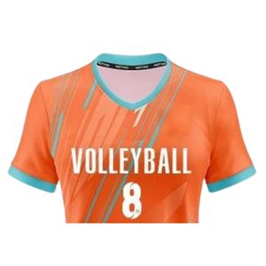 ชุดฟุตบอลแบบซับลิเมชั่นราคาถูก ผลิตจากโพลีเอสเตอร์ 100% ระบายอากาศได้ดี ชุดวอลเลย์บอลในร่ม ขายส่ง - Product Image 3