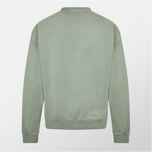 Sudadera de invierno gruesa de algodón pesado para hombre, jersey de gran tamaño, Sudadera de cuello redondo, sudadera de moda personalizada - Product Image 4