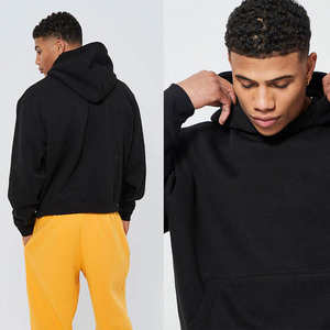 Sudaderas con capucha de algodón personalizables 460 GSM Sudaderas pesadas Precio de fábrica Sudaderas suaves y cálidas para hombres y mujeres - Product Image 5