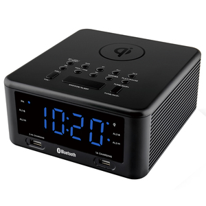 CR-188W LED hiển thị đồng hồ báo thức với sạc không dây 1.2 \ "1.4 \" FM Radio cho kết nối Bluetooth âm thanh tự nhiên cho điện thoại sử dụng - Product Image 6