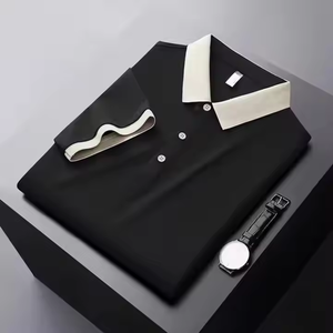 OEM personalizado Logotipo de diseño de los hombres de gama alta para el polo de la marca de moda larga ropa de trabajo corporativo polos - Product Image 4