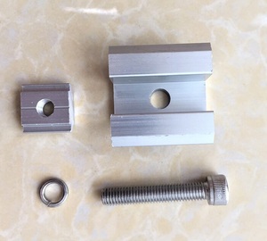 Haute qualité EuroHa EUA-SR anodisé solaire système de montage en aluminium support de Rail fabriqué au Vietnam sol toit Installation abri de voiture - Product Image 1