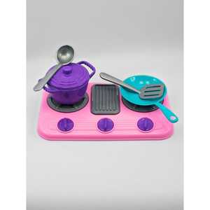 Ensemble de jeu Little Chef en plastique PC, cuisine et service à thé, jouet pour garçons et filles, ensemble de jeu préscolaire DIY en boîte - Product Image 3