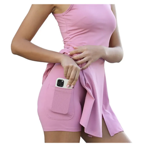 OEM Professional Women's Tennis Uniform 100% Polyester Lightweight Breathable Quick Dry Plus Size Anti-UV Anti-Bacterial Custom - Product Image 6
