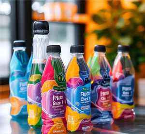 Étiquettes à manchon rétractable en céramique personnalisées pour bouteilles de thé avec un design unique et une surface brillante - Product Image 1