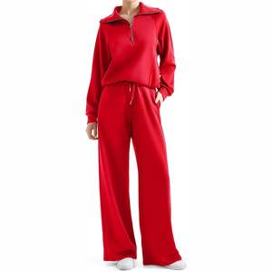 Nuevo Conjunto Deportivo con Capucha para Mujer, de Poliéster/Algodón, Corte Ajustado, Personalizable, Color Liso, Ropa Casual Urbana, Talla Grande - Product Image 4