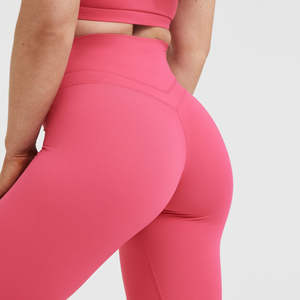 Leggings Scrunch Butt pour femmes Leggings de sport personnalisés pour femmes Taille haute Compression douce Séchage rapide Pantalons de yoga avec poches - Product Image 5