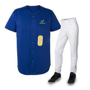 Uniforme de baseball personnalisé de la meilleure qualité pour hommes Uniforme de baseball 100% en polyester pour hommes en bas quantité minimale de commande - Product Image 1