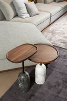 Table gigogne en bois métal artisanal café meubles de salon filet 2023 meubles bohèmes Tables d'appoint café uniques