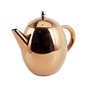 Hot Water Fast to Boil, 1L Capacity, Removable Filter, Copper, Stainless Steel <b>Teapot</b> - Product Image 2