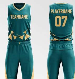 Último Diseño de Camiseta de Baloncesto, Logotipo Personalizado del Equipo, Uniforme de Baloncesto para Hombre, Conjunto de Uniforme de Baloncesto Profesional de Secado Rápido y Transpirable - Product Image 2