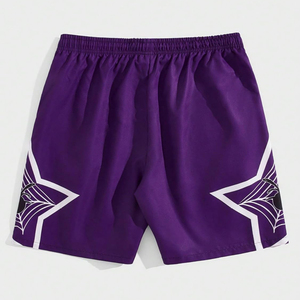 Pantalones Cortos de Talla Grande para Hombre, Estilo Urbano, Moda Hip Hop, Estética Casual de Verano, Estampado Personalizado, Bordados en Algodón - Product Image 2