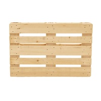 Palets EURO de Cuatro Entradas para Envío, Palet de Madera Maciza para Embalaje, Palet EPAL ISPM 15 para Plataforma en Almacén